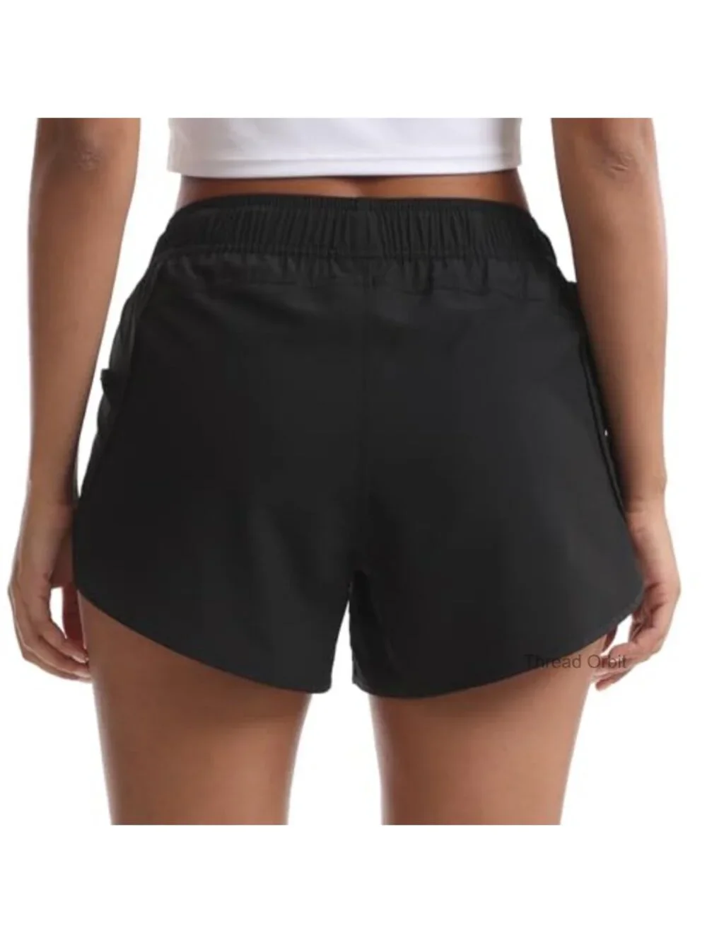 Women's Quick-Dry Hiking Shorts with Liner, 3 Pockets, Adjustable Belted Fit